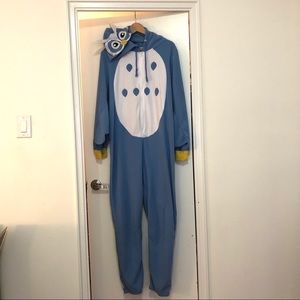 BLUENOTES blue owl onesie